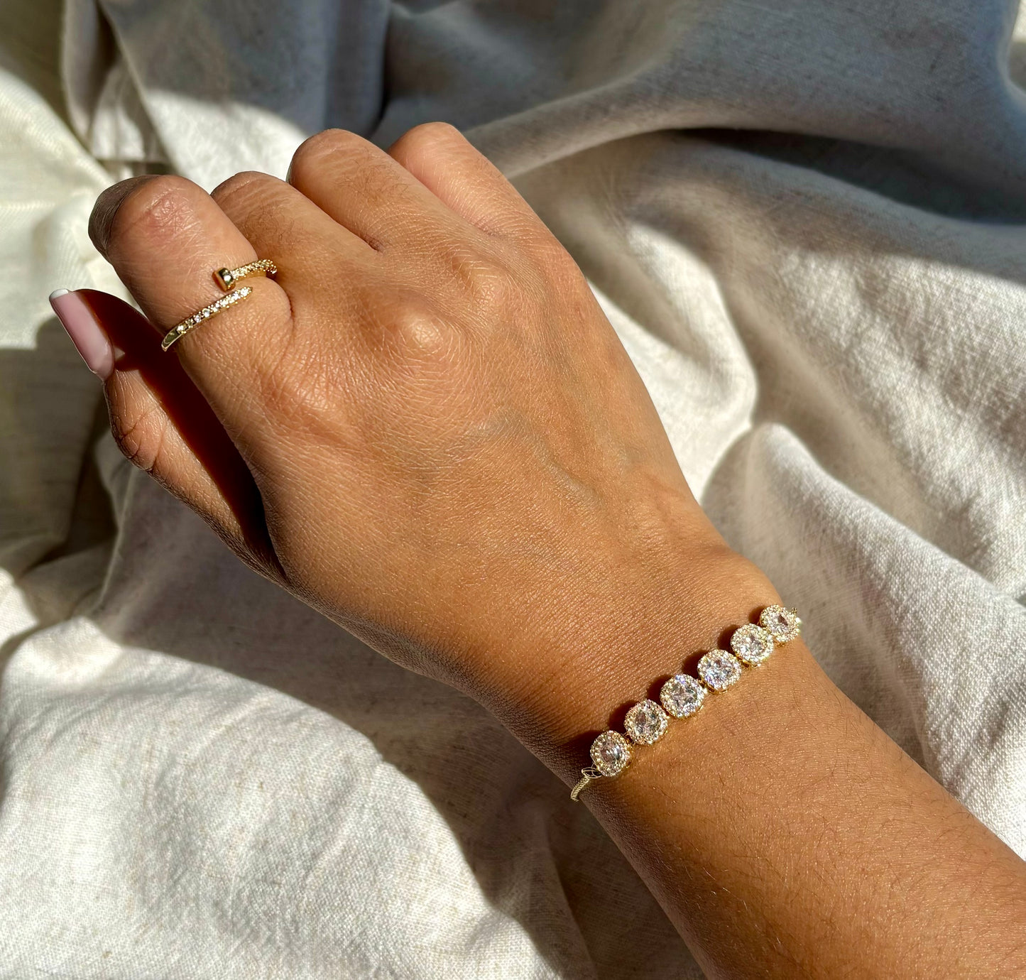 The ELLEN Set - Gold Bracelet & Ring