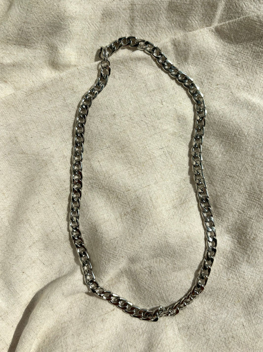 Men's Silver Cuban Link Chain