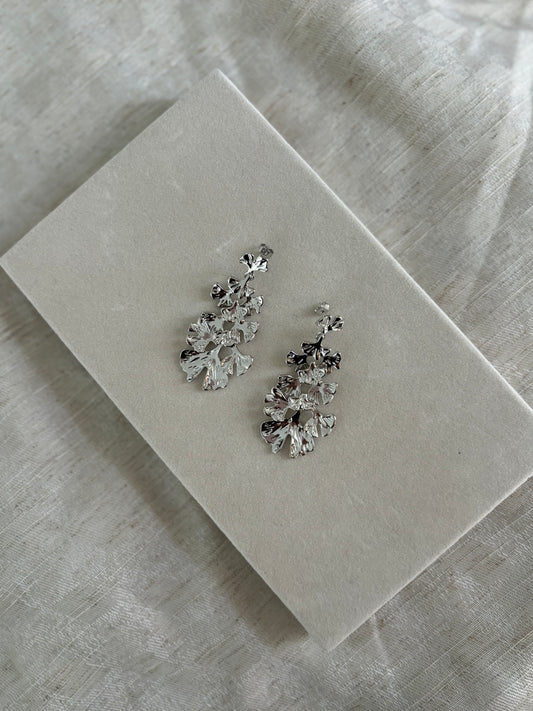 Silver Lee-fy Drop Earrings